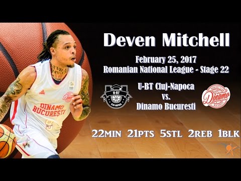2017.02.25 Deven Mitchell at U-BT Cluj - ST22
