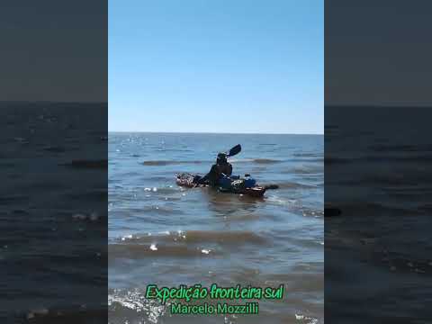 Saindo do Pontal para atravessar o Saco de Tapes, RS. Janeiro de 2026.