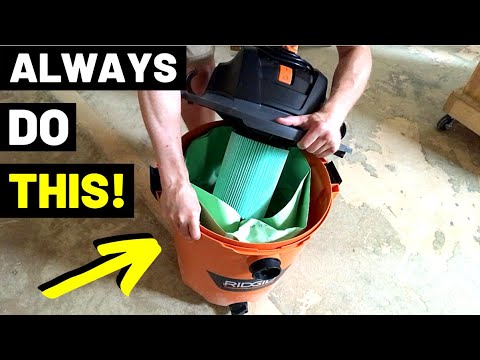 image-Can Shop-Vac dry filters be washed?