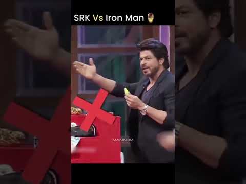 SRK vs Iron Man 😅 #shorts #marvel #srk
