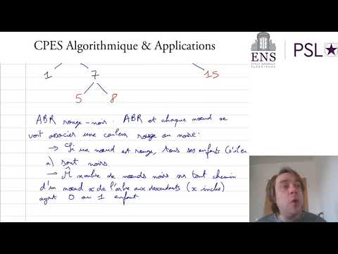 CPES Algorithmique et Applications : Arbres rouge–noir