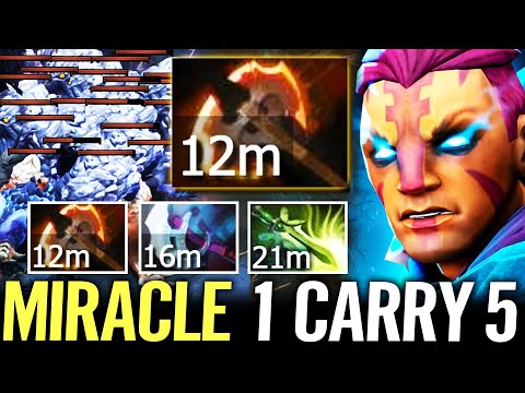 🔥 MIRACLE Showing iLTW How to 1 Carry 5 — Anti Mage 18kills 5MIN 1ITEM Max Farm Dota 2 Pro