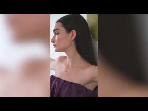 Geometric Collage Gold-Plated Pendant Chain Necklace