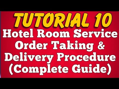 Room Service Order Taking and Delivery Procedure in Hotel (Tutorial 10)
