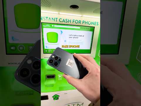 This Machine Buys Fake iPhones? #Shorts
