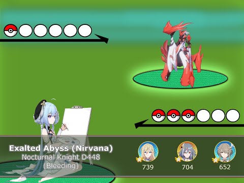 [HI3-5.8] ExAbyss Nirvana - Nocturnal Knight D448 (Bleeding) - BKE(739) / HoS(704) / SPA(652)