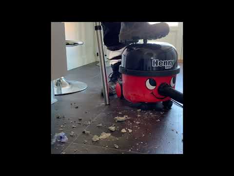 Henry workvac and a pile of dirt!