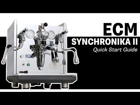 How to Set Up & Use the ECM Synchronika II Espresso Machine