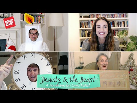 Dinner is Served in Beauty and the Beast: A Pantomime for Comic Relief