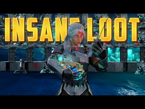 Raiding Insane Alpha Caves For Broken Loot - ARK