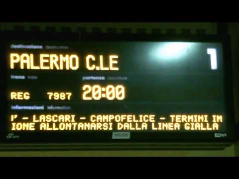 Regionale in partenza per Palermo !!!!!