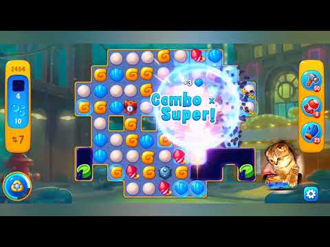 Fishdom 2022, no Boosters,  2454  level  -  прохождение без бустеров,  2454  уровень.