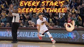 Every NBA Star's Deepest Shot!