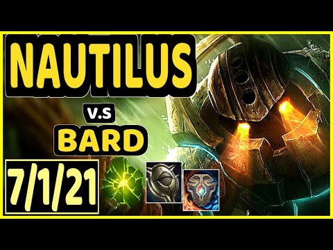 PROFESSOR (NAUTILUS) vs BARD - 7/1/21 KDA BOTTOM SUPPORT CHALLENGER GAMEPLAY - BR