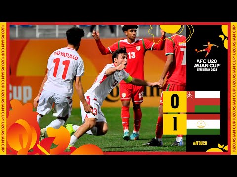 #AFCU20 - Group C | Oman 0 - 1 Tajikistan