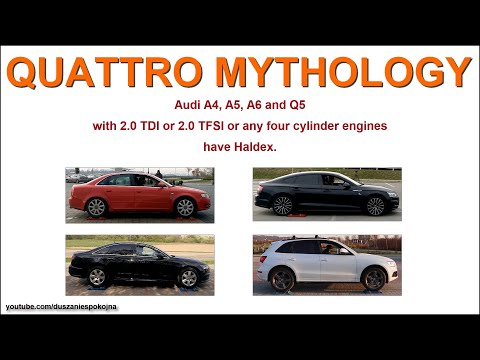Myths about QUATTRO - torsen, haldex, ultra, 2.0 TDI, visco coupling, sport differential, rally