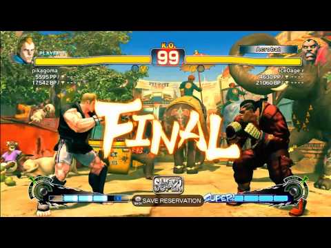 SSF4: pikagoma (Abel) VS iceOage r (Balrog)