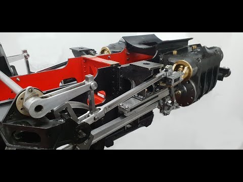 BR 9F Steam Loco 5" Gauge Part 54 Case hardening slide bars and test assembly of valve gear