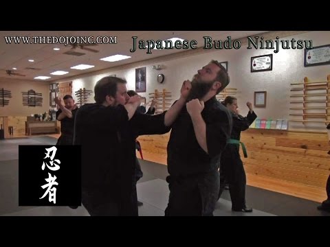 A few punching combination defenses using Ninjutsu movements and strikes.