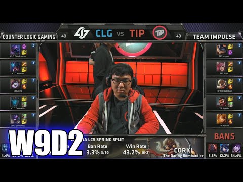 CLG vs Team Impulse | S5 NA LCS Spring 2015 Week 9 Day 2 | CLG vs TIP W9D2G5 VOD 60FPS