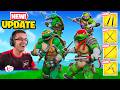 NickEh30 reacts to Ninja Turtle MYTHICS in Fortnite!
