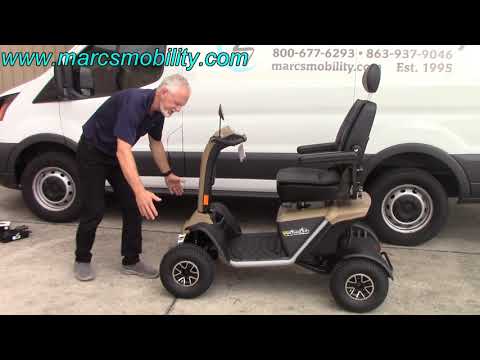 Pride Mobility Wrangler Review - Very Fast Powerful Scooter - Full Pride Wrangler Demonstration