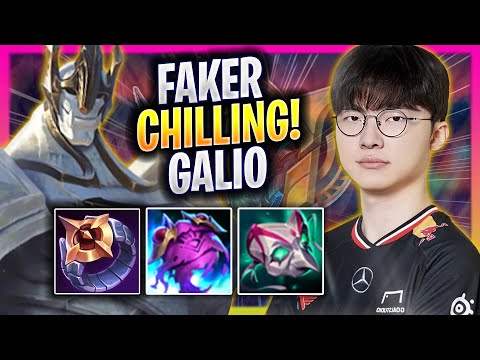 FAKER CHILLING WITH GALIO! - T1 Faker Plays Galio MID vs Ryze! | Season 2025