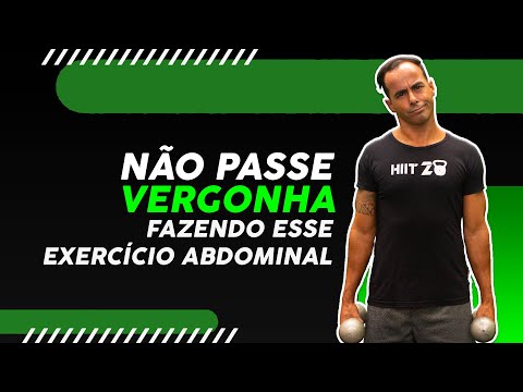 Não passe mais vergonha fazendo esse exercício abdominal!
