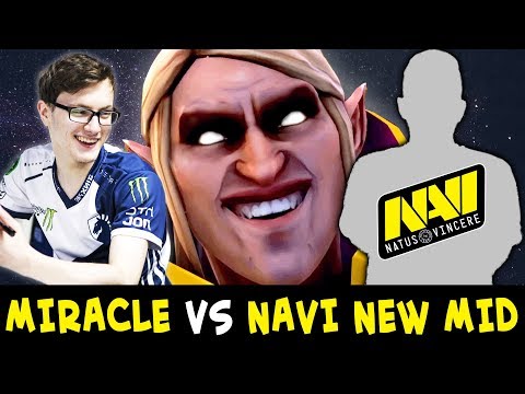 Miracle vs NAVI NEW MID Magical — Invoker vs Storm Spirit