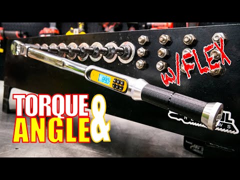 Gearwrench 120XP Electronic Torque Wrench with Angle Review [FLEX HEAD]