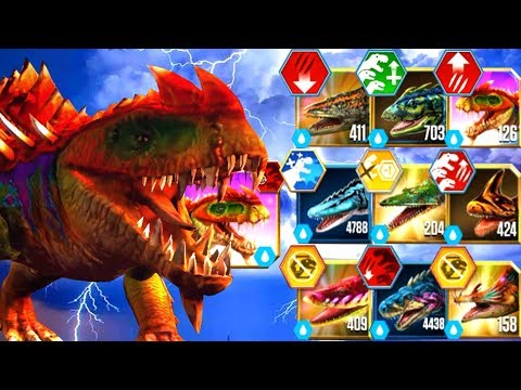 Top 3 super classic battles of Gorgosuchus, the amphibian world || Jurassic World The Game