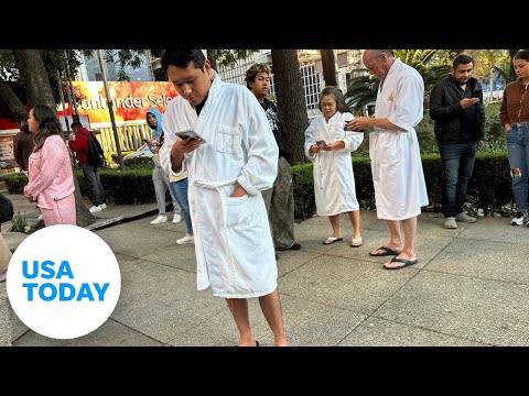 Mexico City struck by earthquake, Mexican President Sheinbaum calmly leads evacuation at presser