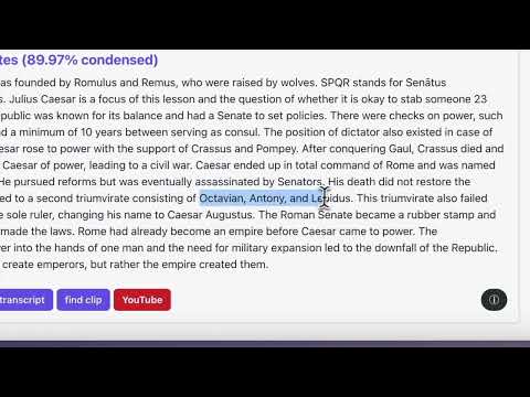 tldw: AI-Powered Video Summarization