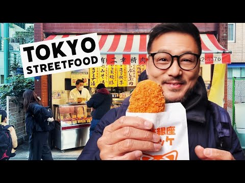 Trying Tokyo’s BEST Street Food Croquettes on the Longest Shopping Street