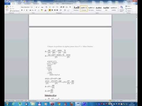 Algebra pentru clasa a V -a --Lectia 31