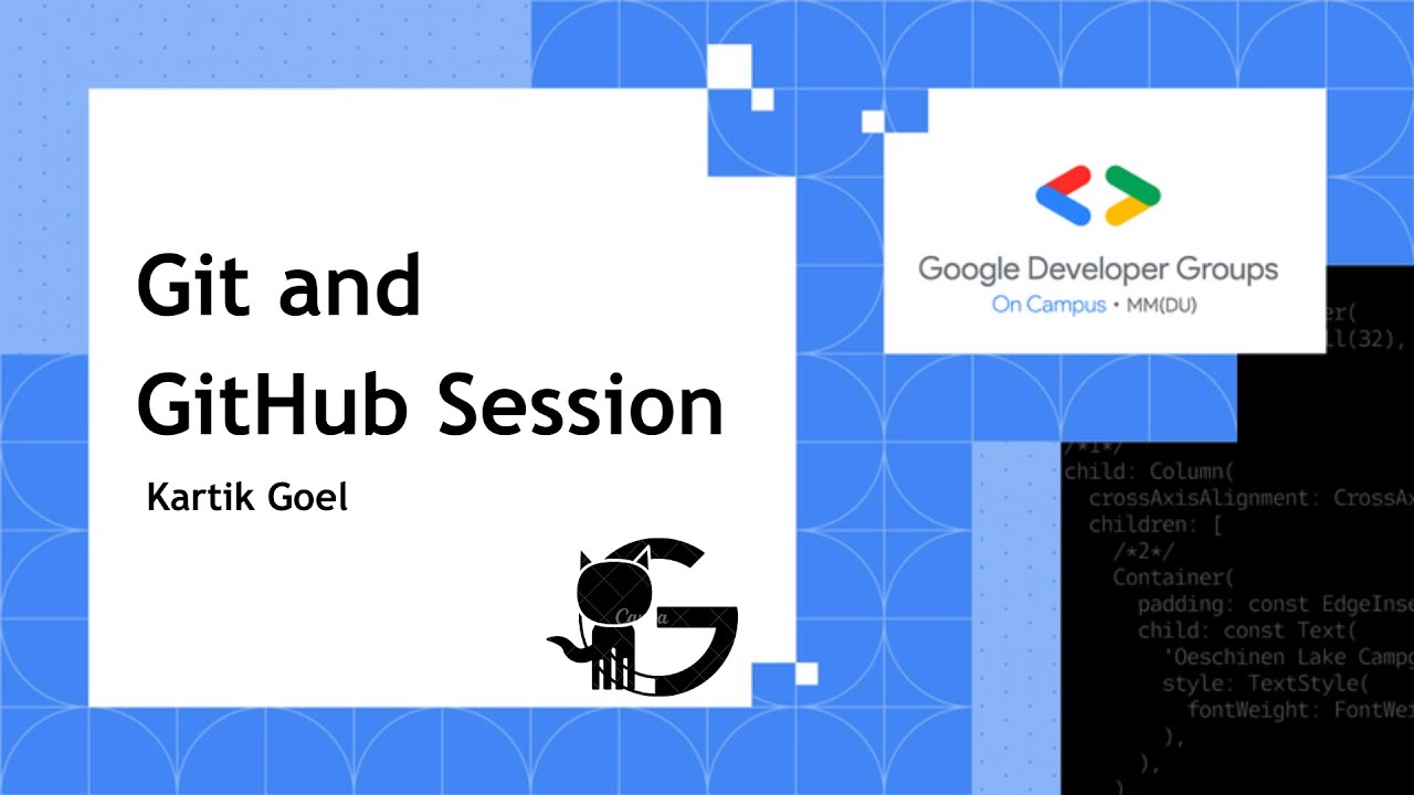 Git and GitHub Session 2024 ⚡ || GDG On Campus MM(DU)