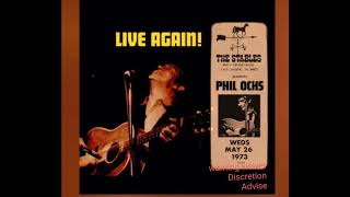 Small circle of friends by (phil ochs) live (1973)