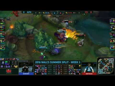 LoL Highlights APX vs C9 Game 1   LCS NA Summer 2016 19 06 2016   Apex Gaming vs Cloud9