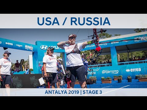USA v Russia – compound women's team gold | Antalya 2019 World Cup S3