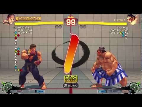 ThankyouPath (Ryu) vs Owarire (Honda) - AE2012 Ranked Match *720p HD*
