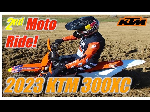 2023 KTM 300XC Review 2nd Moto Ride