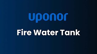 Uponor Fire Water Tank