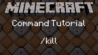 Kill command Minecraft, um alles zu töten was lebt mit Facecam Version 14.4 [Minecraft Tutotial]