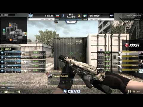 Team Property vs E-Frag.net Game 2 (CEVO-P CS:GO Season 8) - Helium & Metuz
