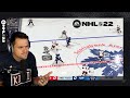 NHL 22 ACTUAL GAMEPLAY REACTION