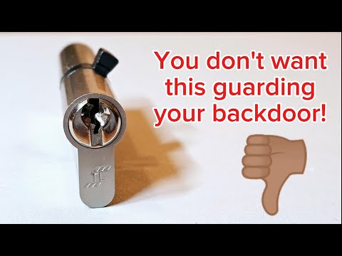 Xfort eurocylinder lock resistance test #locksport #lockpicking #security