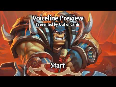 Flamewalker Rexxar Voicelines Preview