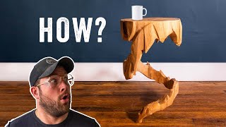 IMPOSSIBLE Floating Spiral Table Build - How Does it Work?