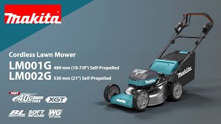 Makita XGT aku sekačka s pojezdem 530mm Li-ion XGT 40V bez aku Z, LM002GZ