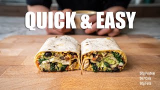 Healthy High Protein Breakfast Burrito
